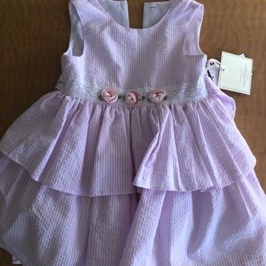 Pink and white Laura Ashely dress